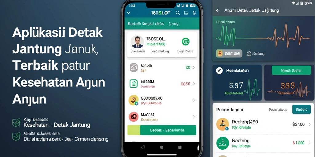 Tampilan user-friendly aplikasi Detak Jantung 180SLOT.