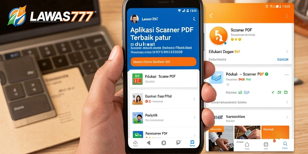 Tampilan antarmuka user-friendly dari LAWAS777 untuk pemindaian PDF.