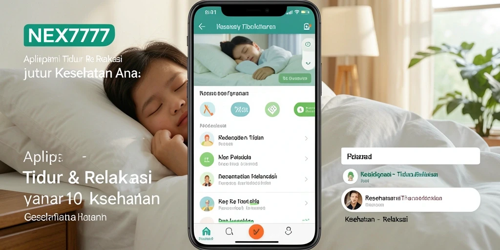 Tampilan antarmuka NEX777 yang sederhana dan elegan untuk relaksasi.