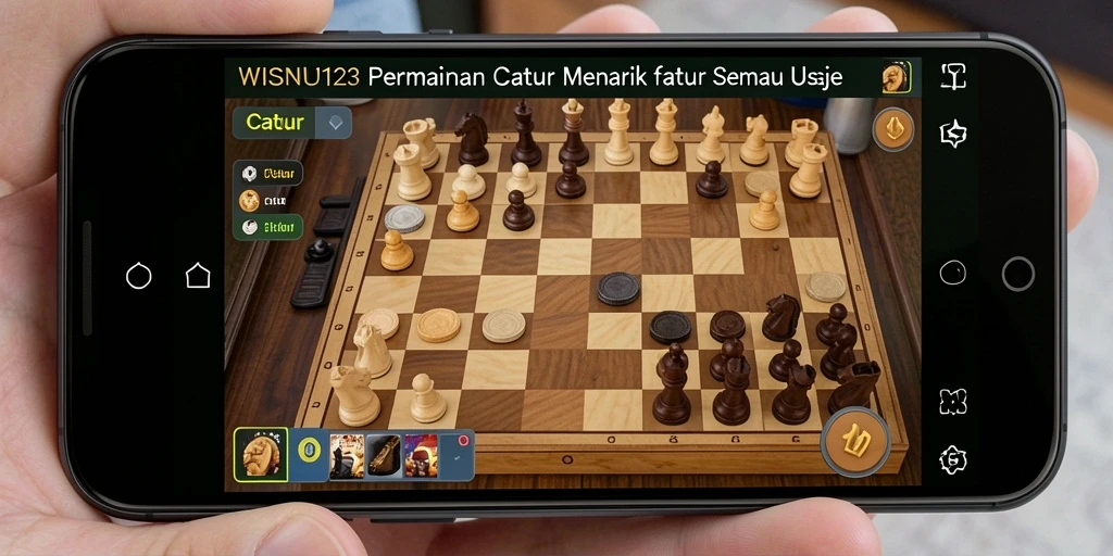 Tampilan antarmuka WISNU123 yang sederhana dan menarik.
